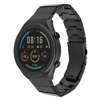 Resinový řemínek FIXED Resin Strap s Quick Release 20mm pro smartwatch, Carbon Black