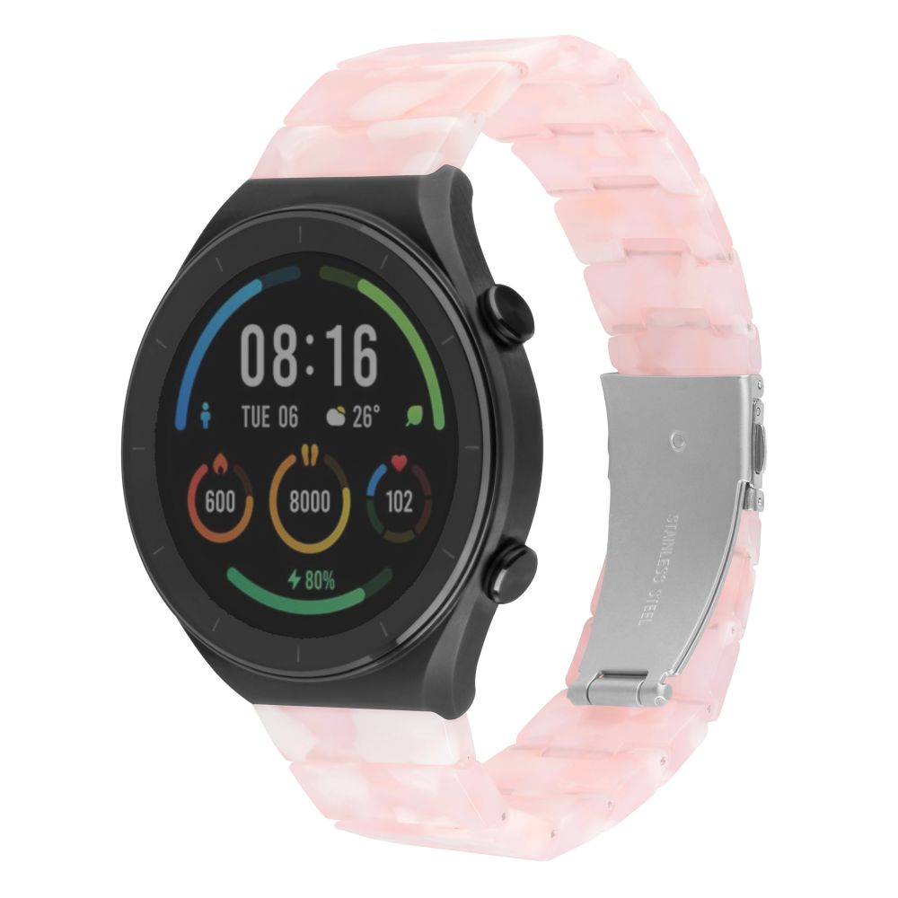 Levně Resinový řemínek FIXED Resin Strap s Quick Release 22mm pro smartwatch, Candy Pink