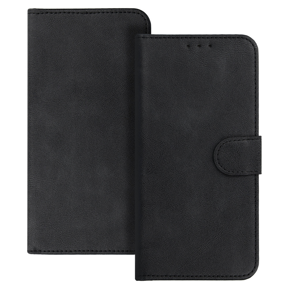 Levně Univerzální knížkové pouzdro COMMON (SIZE XL) pro Samsung A12/A13 4G/A34 5G/A02S/Xiaomi Redmi 12 4G/12C/Note 12 4G/12 Pro 5G/Oppo A53S/A72/A92 black