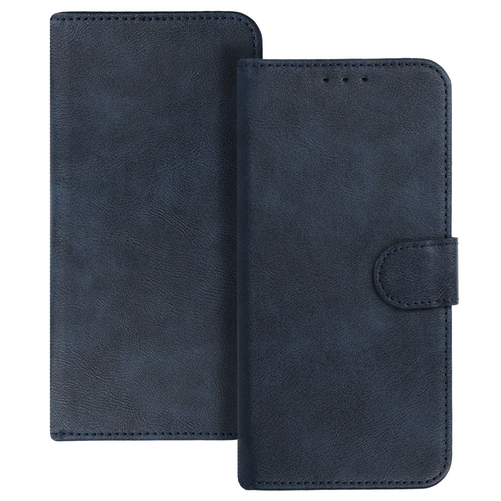 Levně Univerzální knížkové pouzdro COMMON (SIZE XL) pro Samsung A12/A13 4G/A34 5G/A02S/Xiaomi Redmi 12 4G/12C/Note 12 4G/12 Pro 5G/Oppo A53S/A72/A92 navy