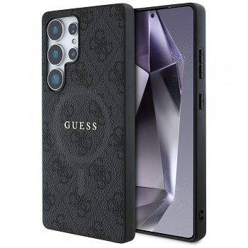 Guess - 4G Ring Classic Logo MagSafe (GUHMS25LG4GFRK) - Samsung Galaxy S25 Ultra - černá