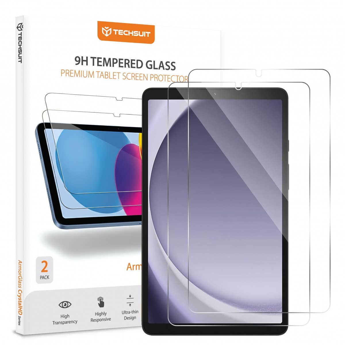 Levně Techsuit - ArmorGlass CrystalHD (2 pack) - Samsung Galaxy Tab A9 / A11 - čiré