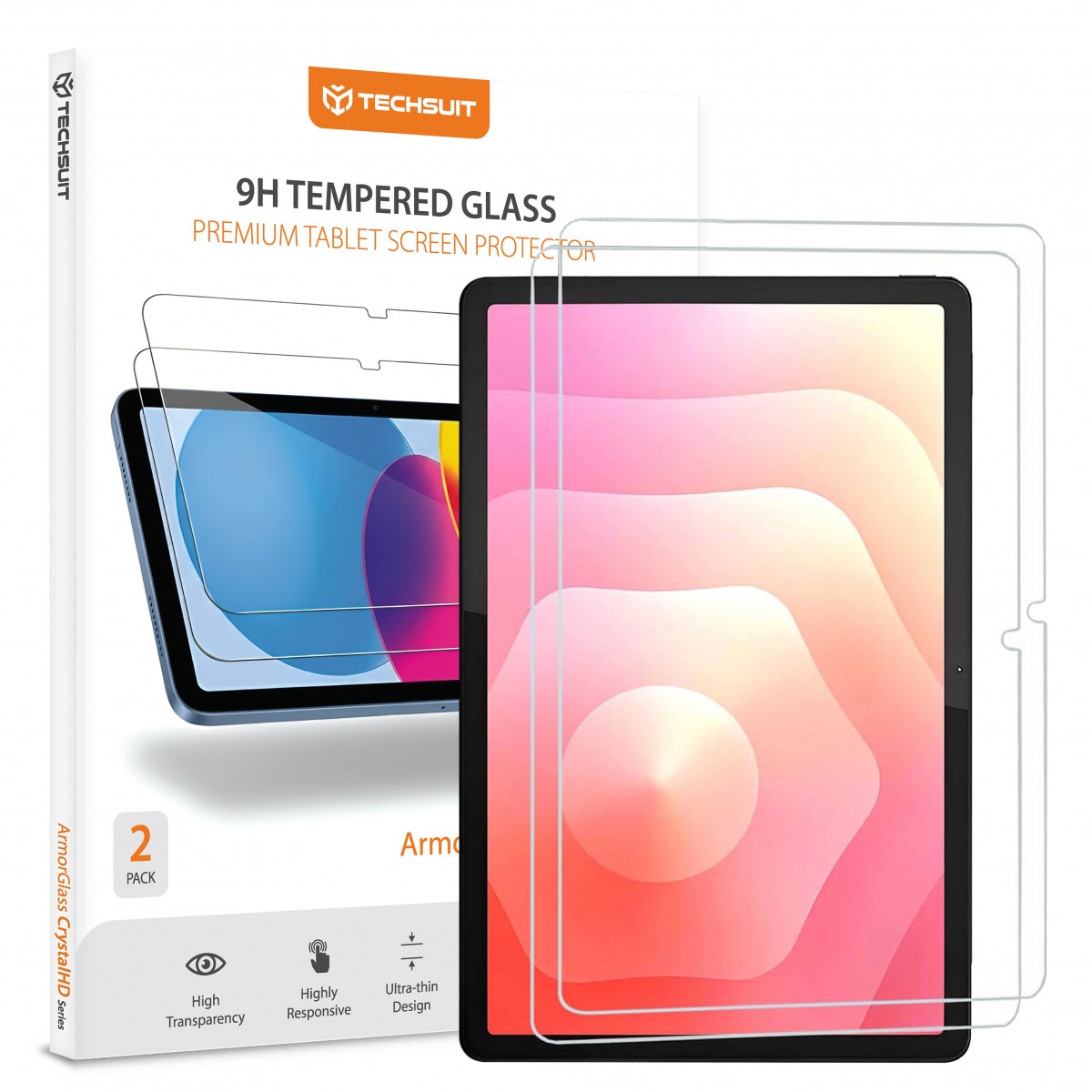 Levně Techsuit - ArmorGlass CrystalHD (2 kusy) - Samsung Galaxy Tab S11 - čirá