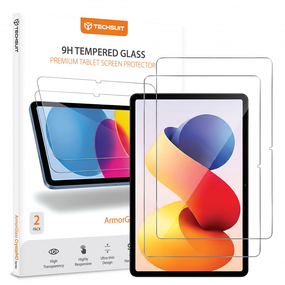 Levně Techsuit - ArmorGlass CrystalHD (2 ks) - Xiaomi Redmi Pad 2 Pro - čirá