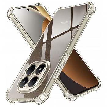 Techsuit - nárazuvzdorný čirý silikon - Xiaomi Redmi Note 15 Pro+ 5G / Poco M8 Pro 5G - čirá