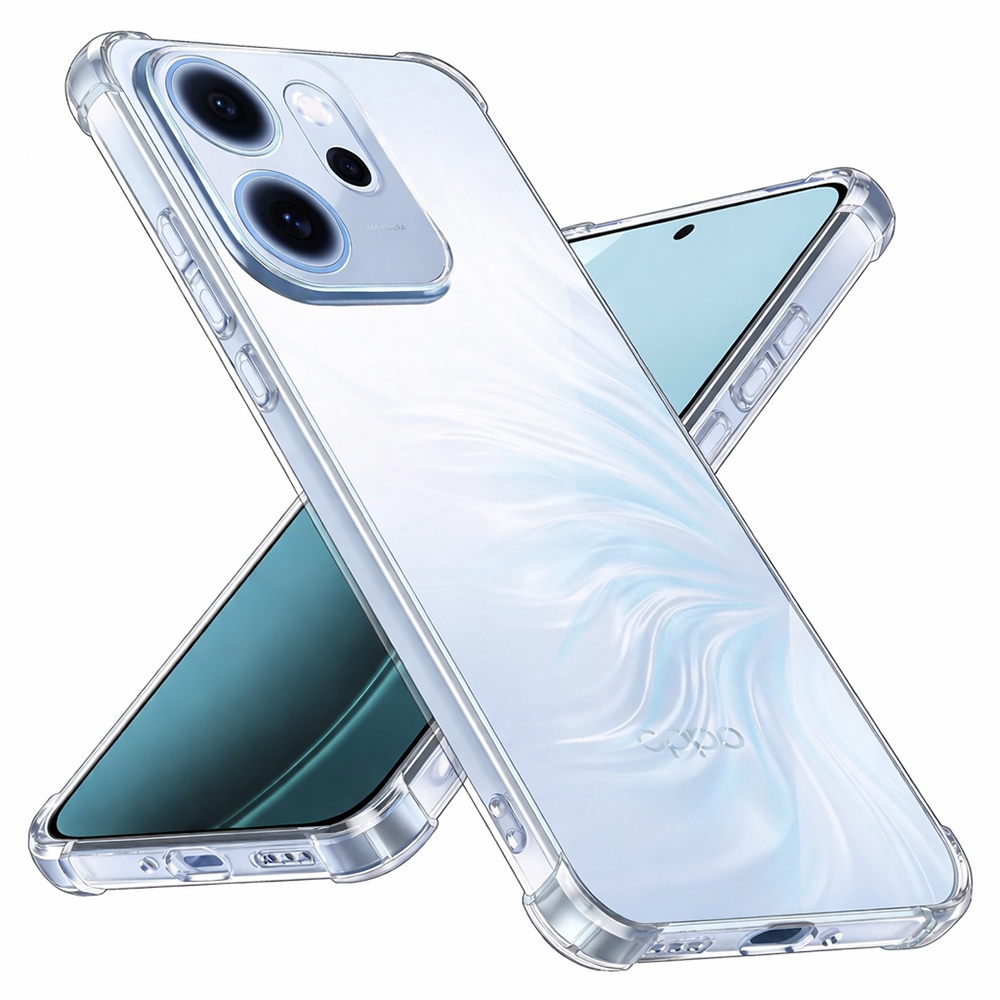 Levně Techsuit - nárazuvzdorný čirý silikon - Oppo Reno 15F / Reno15 FS 5G - čirý