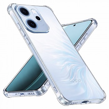 Techsuit - nárazuvzdorný čirý silikon - Oppo Reno 15F / Reno15 FS 5G - čirý