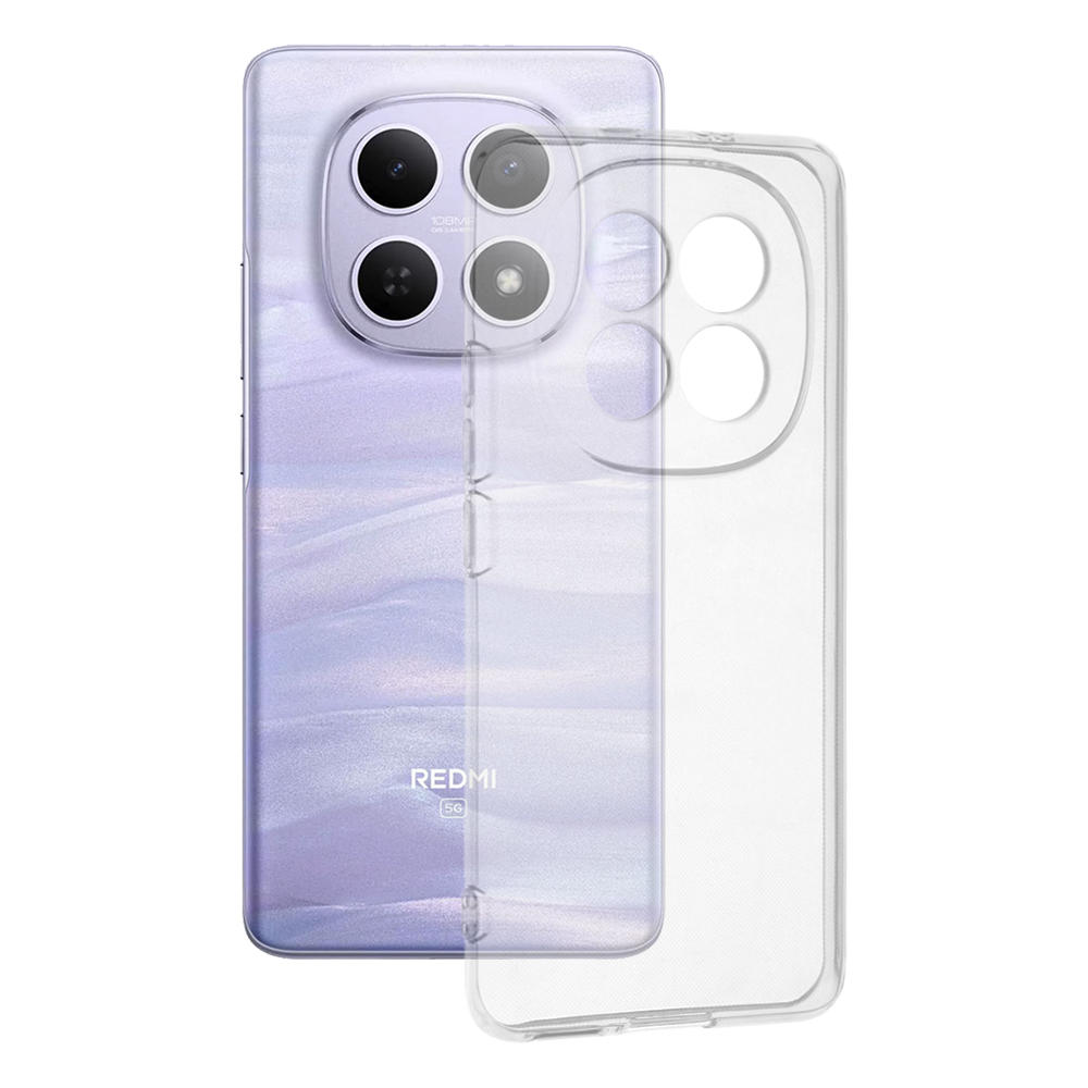 Levně Techsuit - Clear Silicone - Xiaomi Redmi Note 15 5G / Poco M8 5G - Transparent