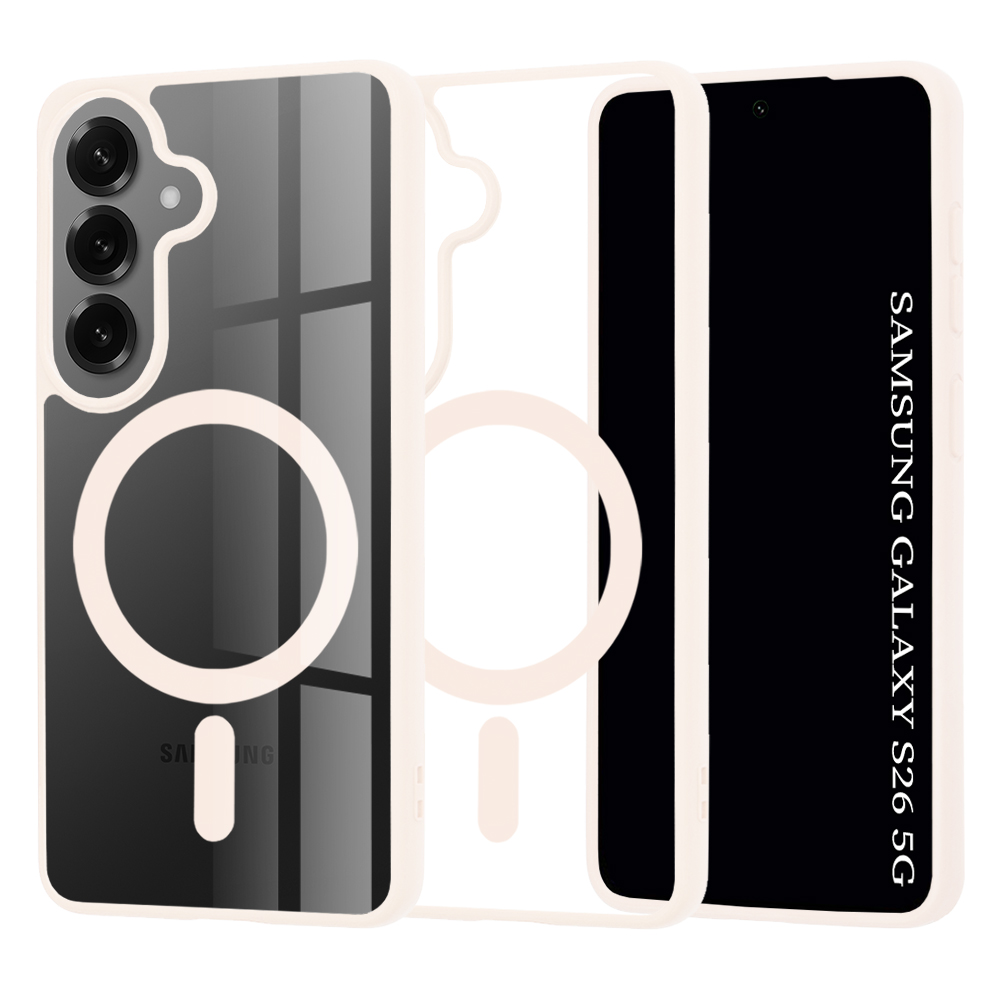 Levně Techsuit - MagSafe Pro - Samsung Galaxy S26 - nude růžová