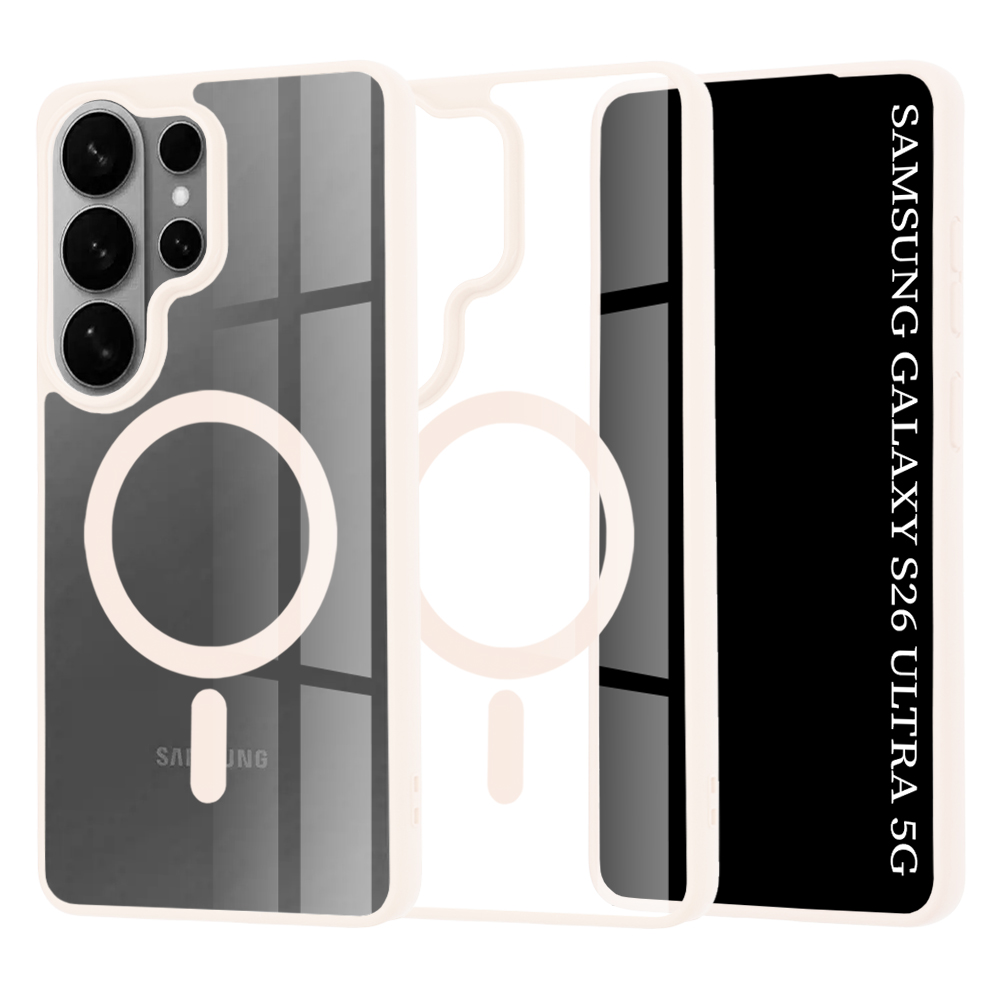 Levně Techsuit - MagSafe Pro - Samsung Galaxy S26 Ultra - tělová růžová