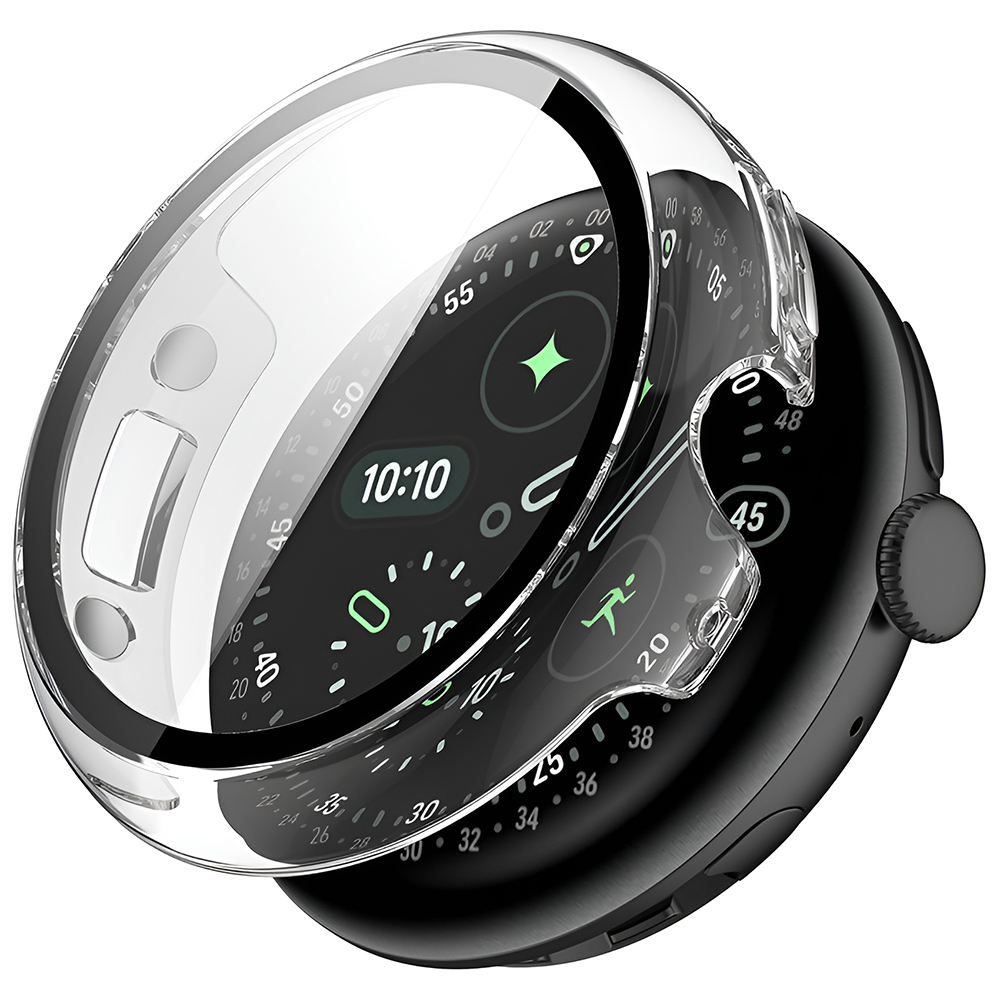 Levně Techsuit - pouzdro Defense360 Pro + ochrana displeje - Google Pixel Watch 4 45mm - čiré