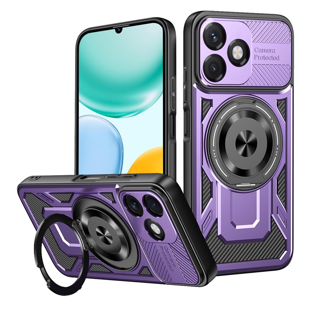 Levně Techsuit - RuggedCam - Honor X5c Plus - fialová