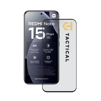 Tvrzené sklo Tactical Glass Shield 5D pro Xiaomi Redmi Note 15 Pro+ 4G/5G Black