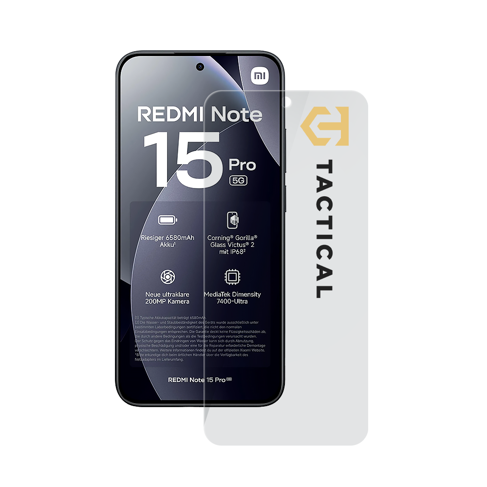 Levně Tvrzené sklo Tactical Glass Shield 2.5D pro Xiaomi Redmi Note 15 Pro 5G Clear