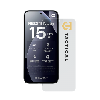 Tvrzené sklo Tactical Glass Shield 2.5D pro Xiaomi Redmi Note 15 Pro 5G Clear