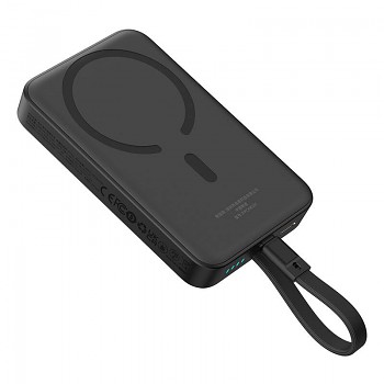 Baseus - powerbanka Magnetic Mini (P1002210B113-00) - MagSafe, 2x USB-C, Lightning, 30 W, rychlé nabíjení, 10 000 mAh - černá
