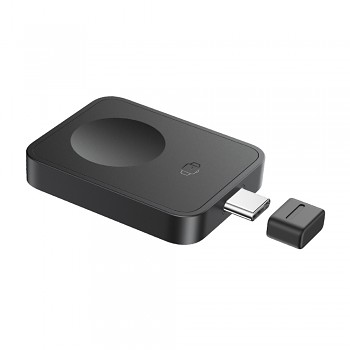 Baseus - magnetická bezdrátová nabíječka MagPro (P10264106123-00) - pro Apple Watch, USB-C, 2.5W - Cosmic Black