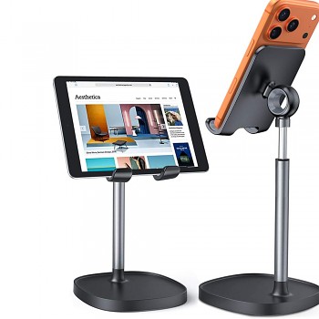 Lisen - stolní držák Mechanical Series (YL0421030004) - pro telefony, nastavitelná výška, stabilní - černý