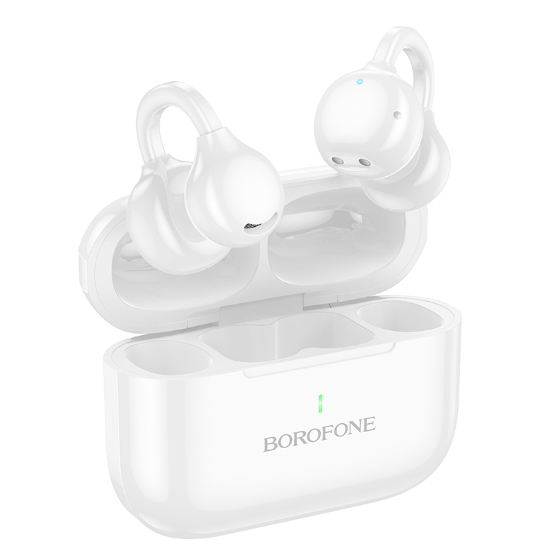 Levně Bluetooth sluchátka Borofone TWS BW95 Cancion bílá