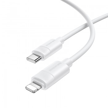 Kabel Borofone BX123 Leya - Type C to Lightning - PD 30W 1 m bílý