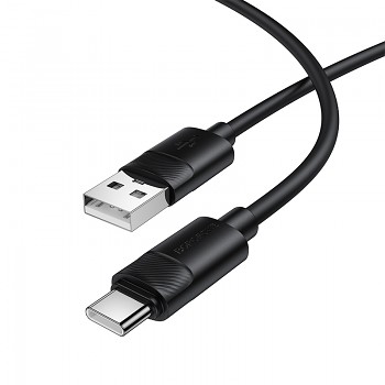 Kabel Borofone BX123 Leya - USB to Typ C - 36W 3A 1 m černý