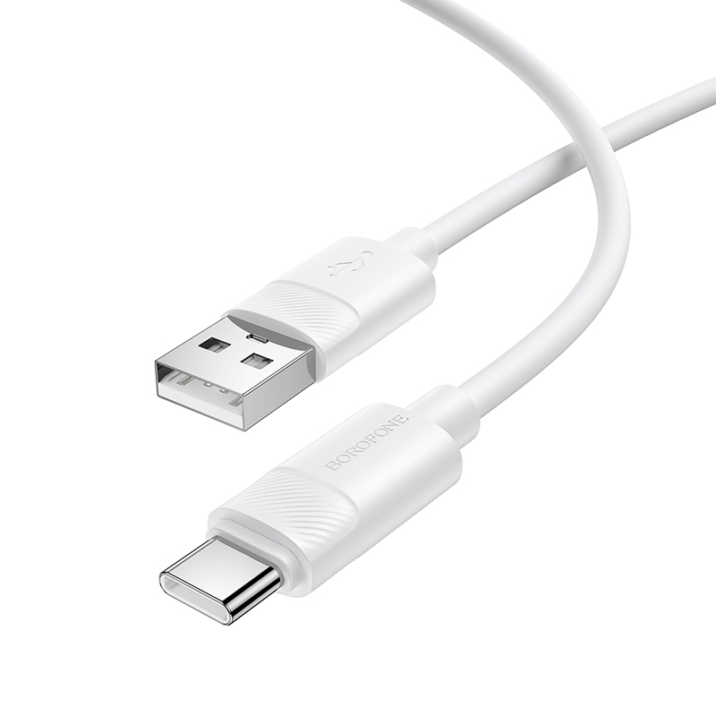 Levně Kabel Borofone BX123 Leya - USB to Typ C - 36W 3A 1 m bílý