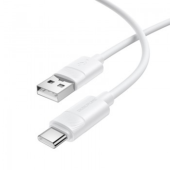 Kabel Borofone BX123 Leya - USB to Typ C - 36W 3A 1 m bílý