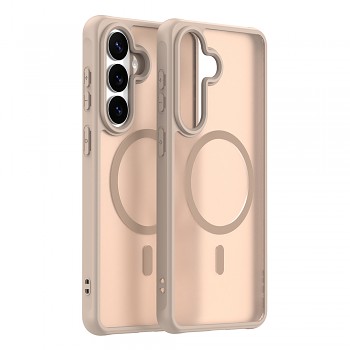 Kryt Techsuit HaloFrost II MagSafe pro Samsung Galaxy S26 Plus, zlatá