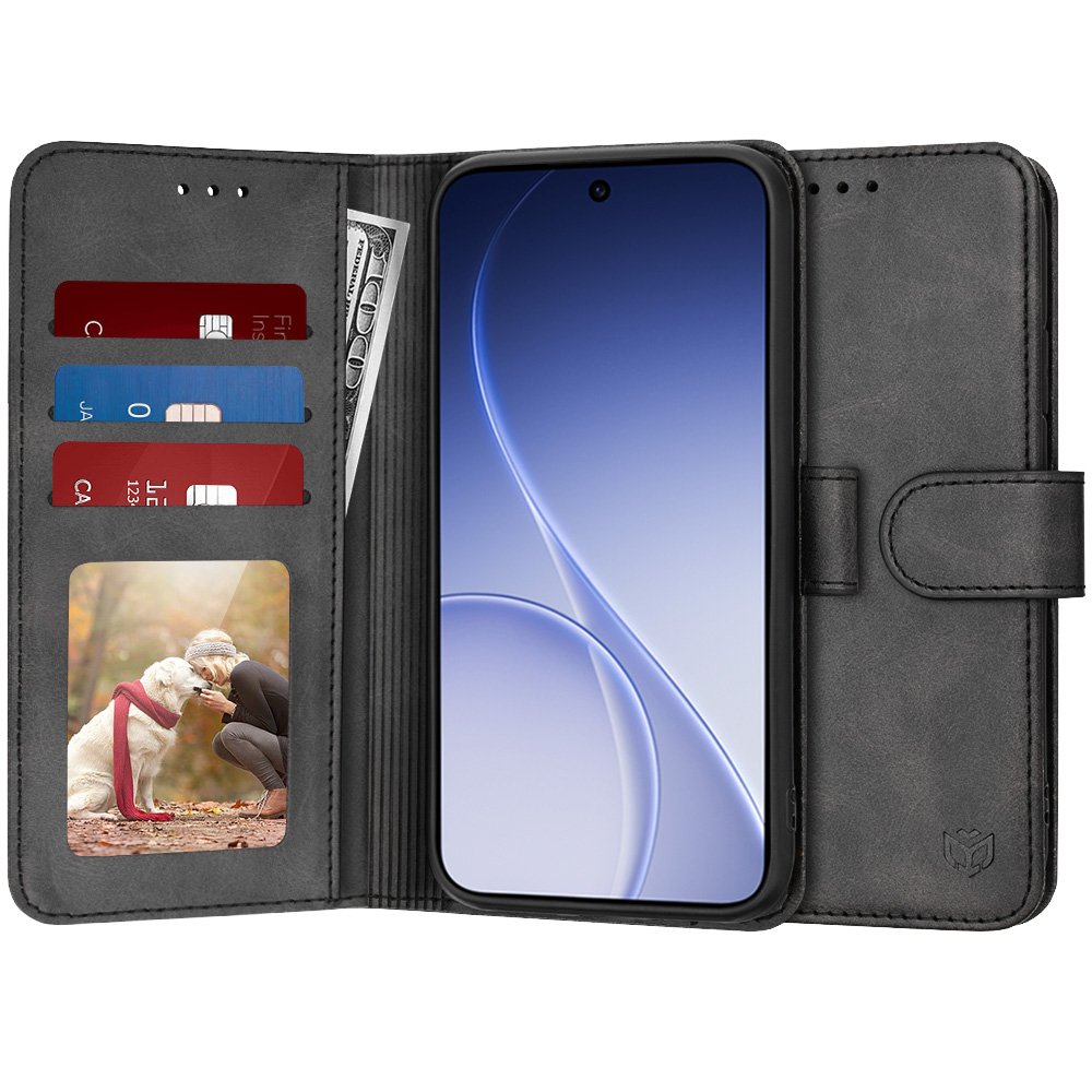 Levně Techsuit - knížkové pouzdro - Oppo Reno15 F / Reno15 FS 5G - černá