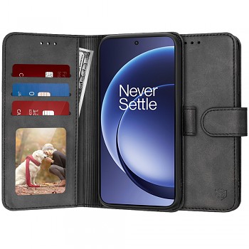 Techsuit - knížkové pouzdro - OnePlus 15R - černé