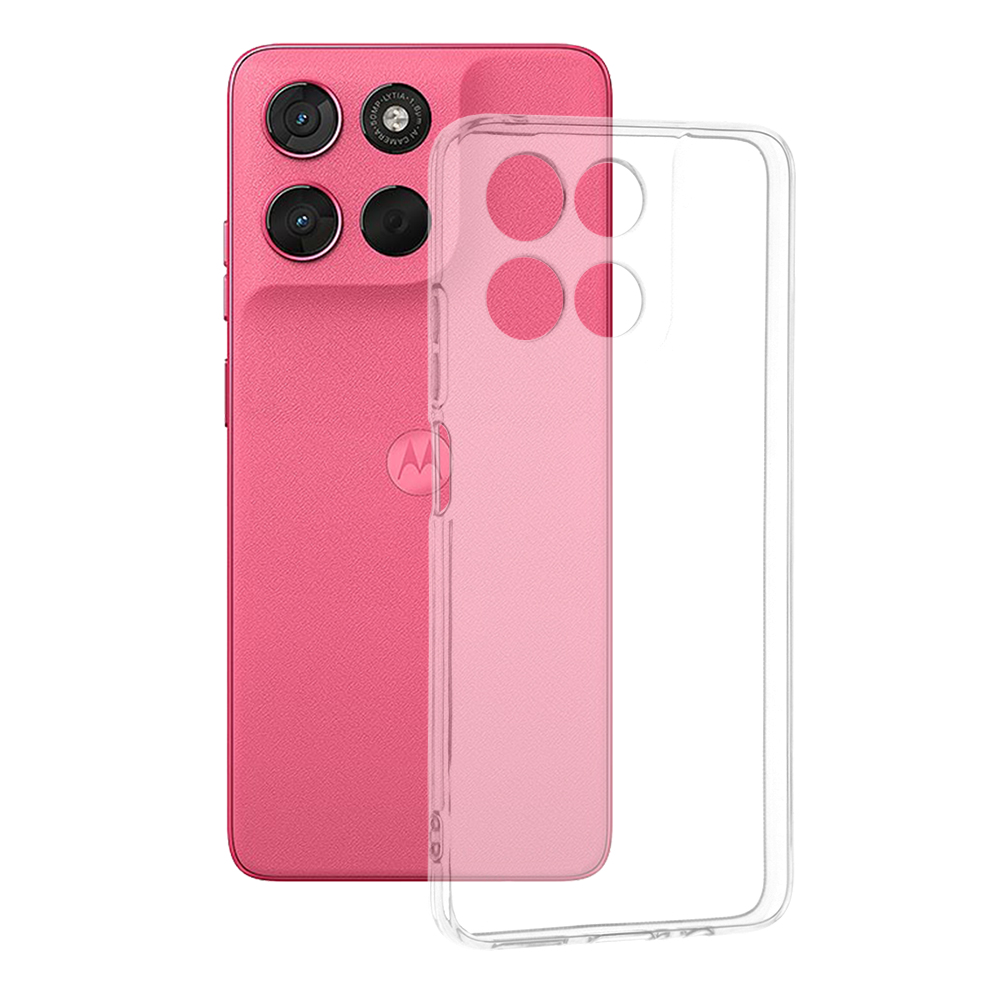 Levně Techsuit průhledný silikonový kryt pro Motorola Moto G57 Power / G67 Power