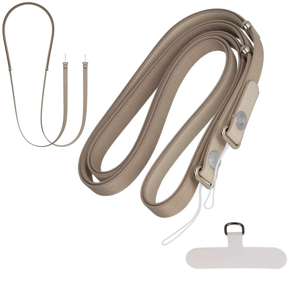 Levně Šňůrka Crossbody Strap - béžová