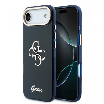 Zadní kryt Guess IML 4G Script Metal Logo pro iPhone Air Blue