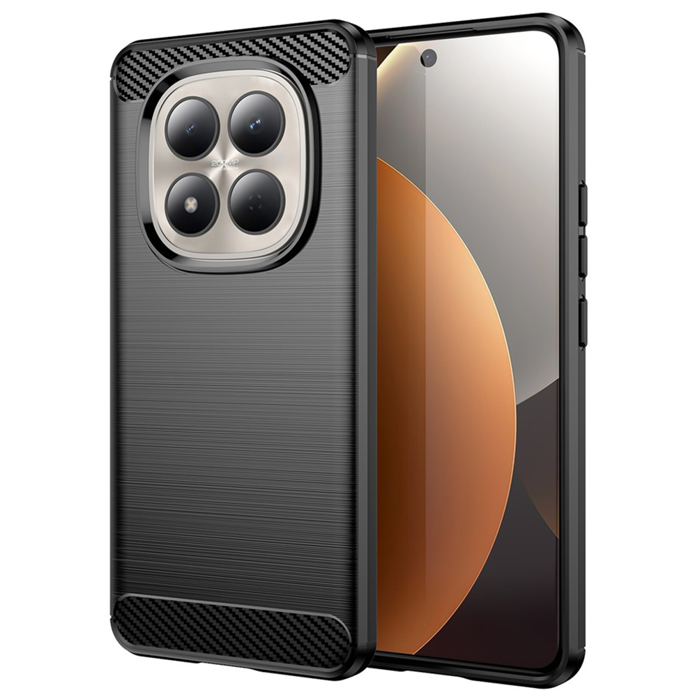 Levně Techsuit - karbonové silikonové pouzdro - Xiaomi Redmi Note 15 Pro 5G - černé