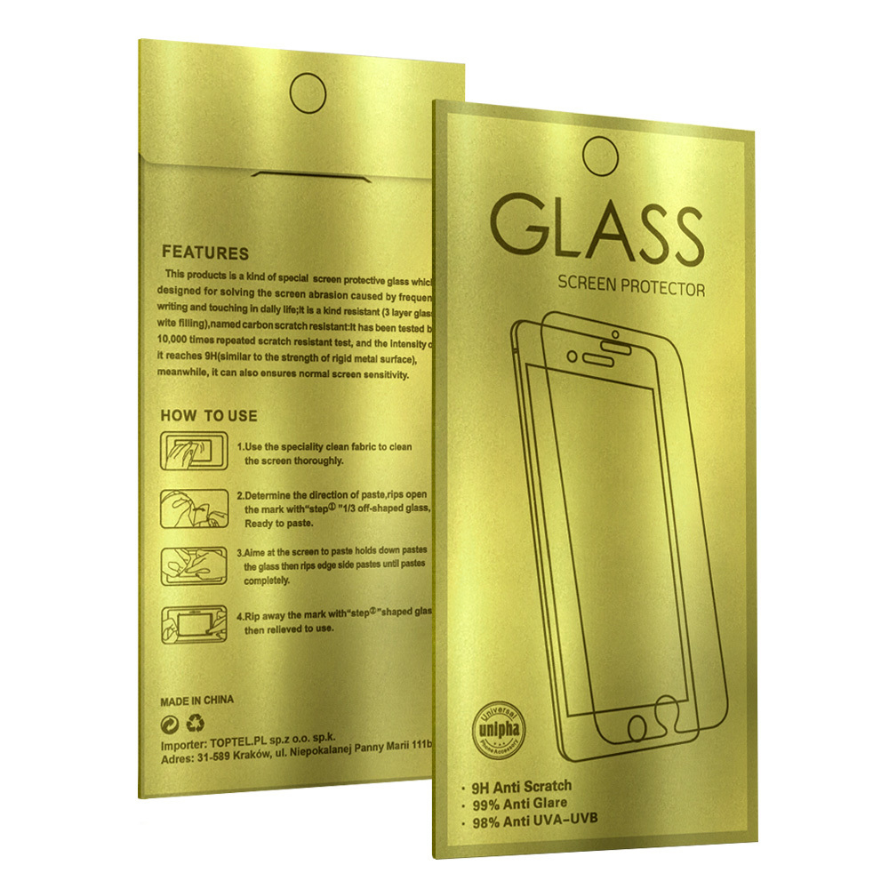 Tvrzené sklo Gold pro SAMSUNG GALAXY S26 PLUS (s odemykáním pomocí otisku prstu)