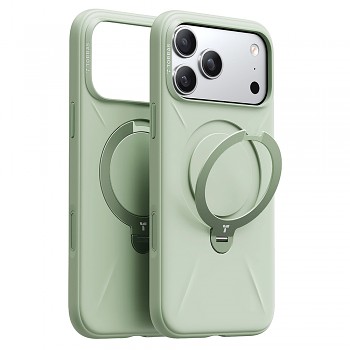 Torras QPRO silicone series - iPhone 17 Pro - matcha zelená