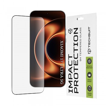 Techsuit - 111D Full Cover / Full Glue Glass, tvrzené sklo pro Xiaomi 17 Ultra, černé