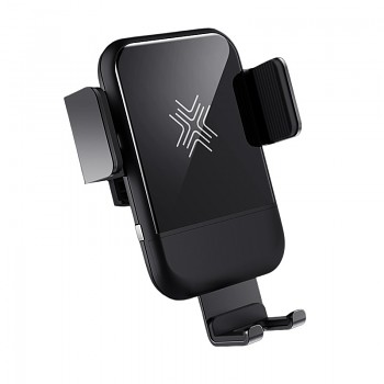 Magnetický gravitační držák do auta Rock EDZ-03 na větrační mřížku černý