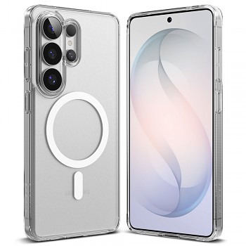 Ringke Fusion MagSafe pro Samsung Galaxy S26 Ultramatně čirý