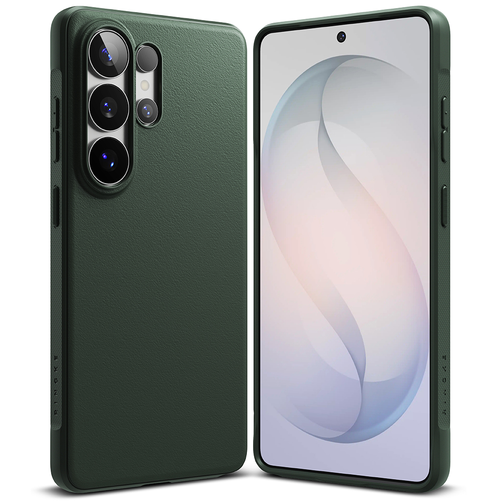 Levně Ringke Onyx pro Samsung Galaxy S26 Ultratmavě zelená