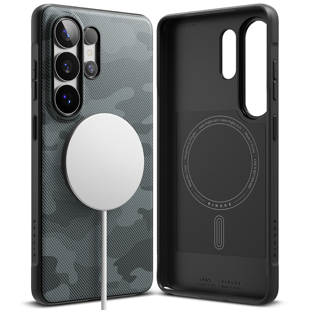 Levně Ringke Onyx MagSafe pro Samsung Galaxy S26 UltraCamo Black