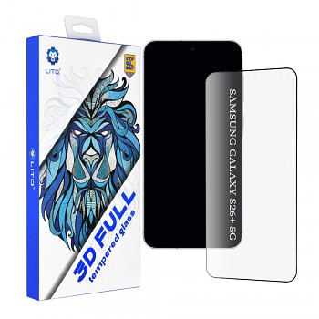 Lito 3D full cover pro Samsung Galaxy S26 Plusčerná