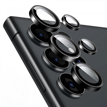 Lito - S+ ochranné sklo fotoaparátu - Samsung Galaxy S26 Ultra - černá