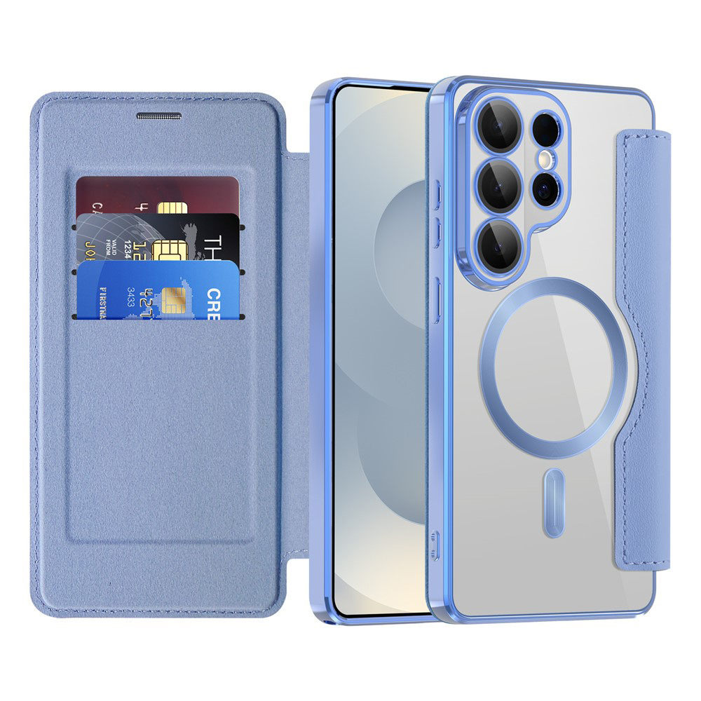 Levně Techsuit - SmartMag book case - Samsung Galaxy S26 Ultra - světle modrá