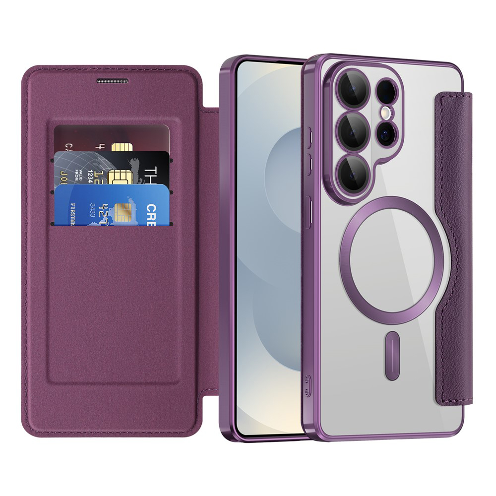 Levně Techsuit - SmartMag Book Case - Samsung Galaxy S26 Ultra - fialová