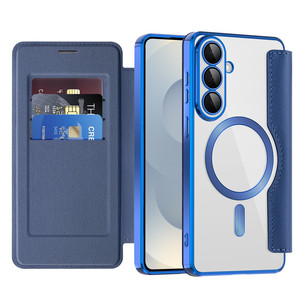Levně Techsuit - SmartMag knížkové pouzdro - Samsung Galaxy S26 Plus - modrá
