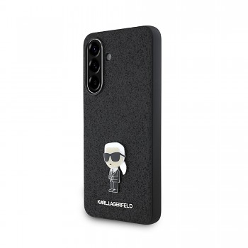 Zadní kryt Karl Lagerfeld Fixed Glitter Metal Ikonik pro Samsung Galaxy A56 Black