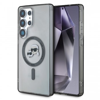 Zadní kryt Karl Lagerfeld IML K&CH Heads MagSafe pro Samsung Galaxy S25 Ultra Black