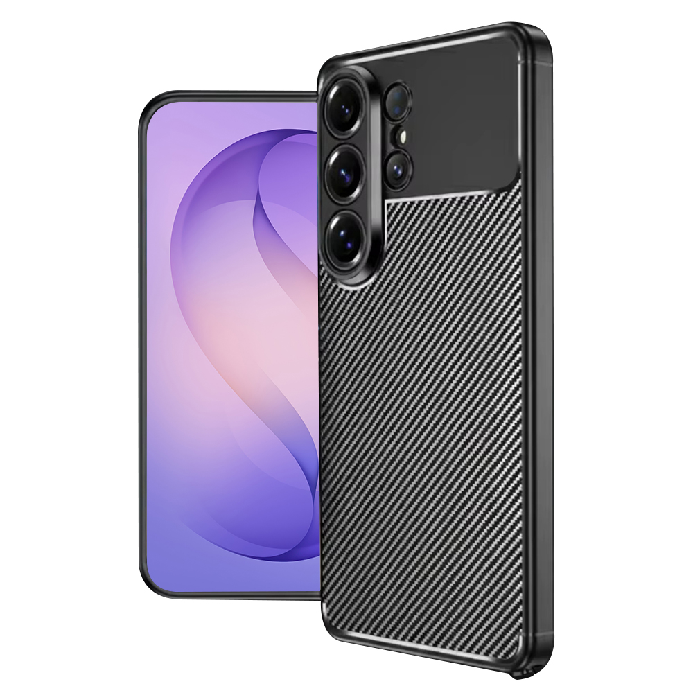 Levně Techsuit CarbonFiber pro Samsung Galaxy S26 Ultračerná