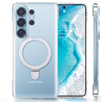 Torras Ostand Slim Series pro Samsung Galaxy S26 Ultraprůhledný